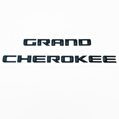 Автологотип шильдик эмблема надпись Jeep Grand Cherokee 2011-2019 черный матовый
