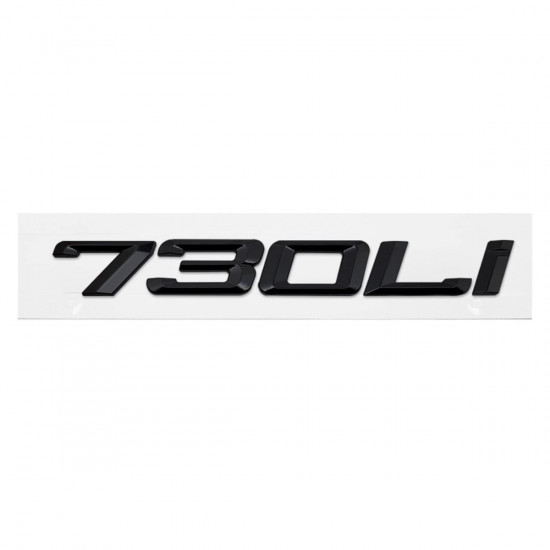 Автологотип шильдик эмблема надпись BMW 730Li Black Shadow Edition