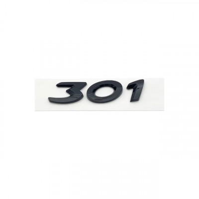 Автологотип шильдик эмблема надпись Peugeot 301 Black Pack Edition