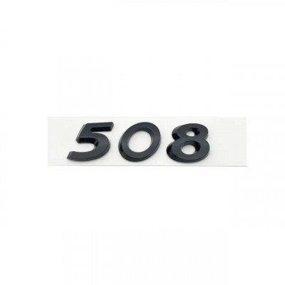 Автологотип шильдик эмблема надпись Peugeot 508 Black Pack Edition