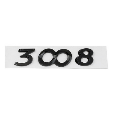 Автологотип шильдик емблема напис Peugeot 3008 Black Pack Edition