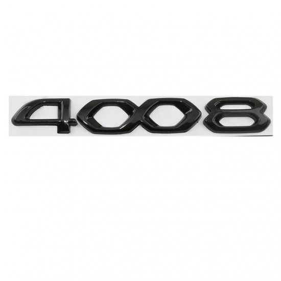 Автологотип шильдик емблема напис Peugeot 4008 new Black Pack Edition