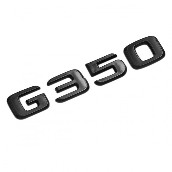 Автологотип шильдик эмблема надпись Mercedes G350 черный глянец
