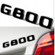 Автологотип шильдик эмблема надпись Mercedes G800 черный глянец