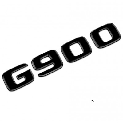 Автологотип шильдик емблема напис Mercedes G900 чорний глянець