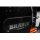 Накладка кришки запасного колеса Brabus на Mercedes G-Class W463 чорна глянцева