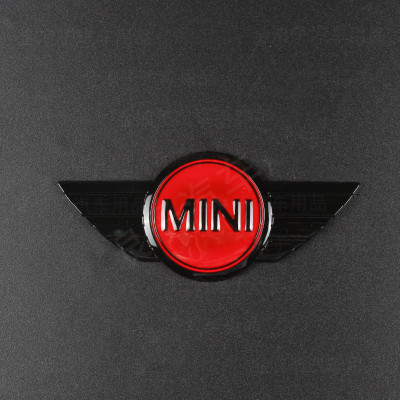 Автологотип шильдик емблема напис Mini Red Black