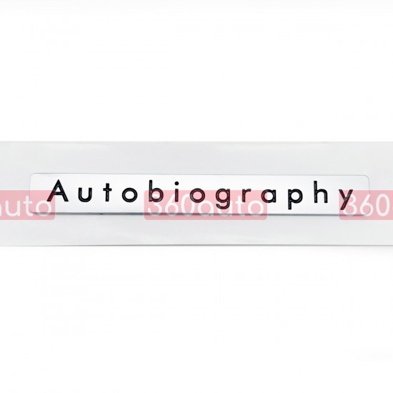 Автологотип шильдик эмблема надпись Land Range Rover Autobiography 2024 silver