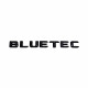 Автологотип шильдик эмблема надпись Mercedes Bluetec 2017- черный глянец 172мм