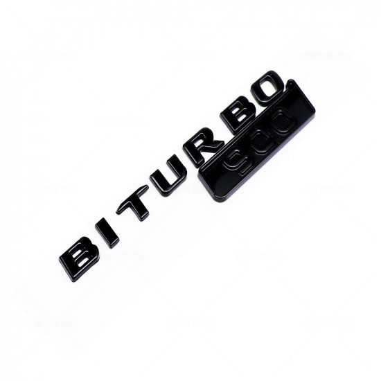 Автологотип шильдик емблема напис Biturbo 900 Mercedes G-class black