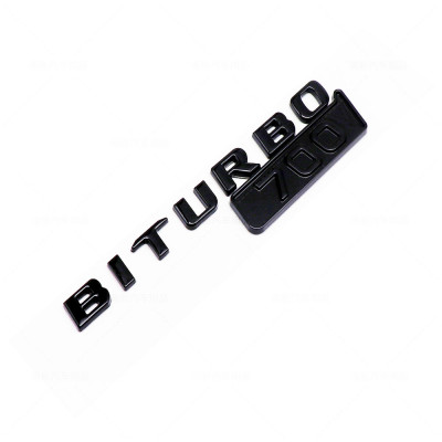 Автологотип шильдик емблема напис Biturbo 700 Mercedes-Benz G-class black