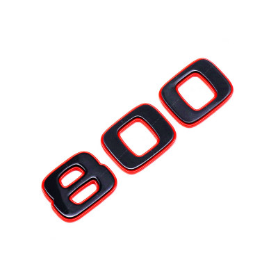 Автологотип шильдик эмблема надпись 800 Brabus Rocket Mercedes G-class black Red