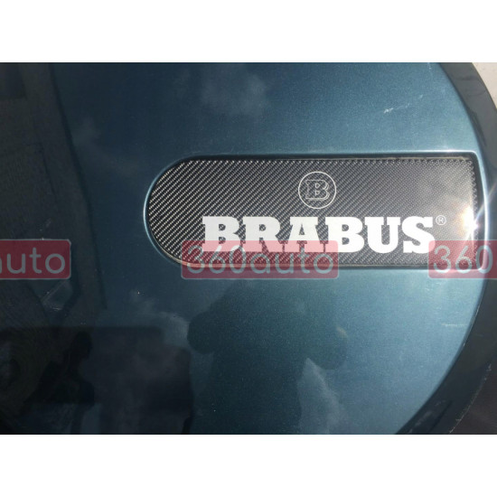 Накладка кришки запасного колеса Brabus на Mercedes G-Class W463 під карбон