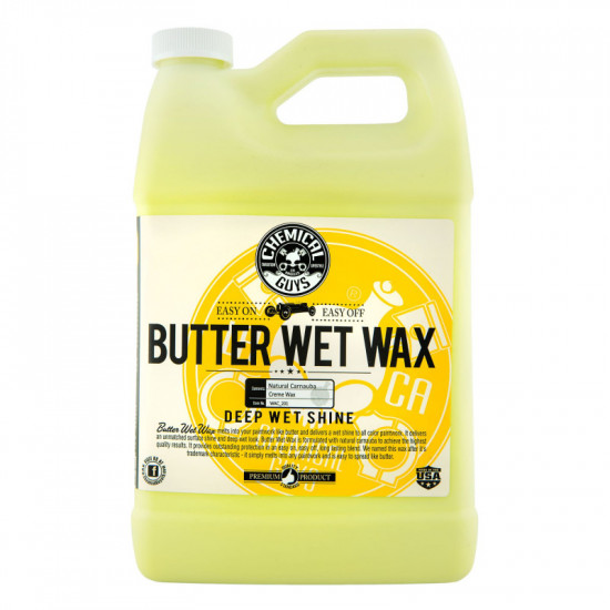 Воск пастообразный Chemical Guys Butter Wet Wax Warm and Deep Carnauba Shine 3785мл