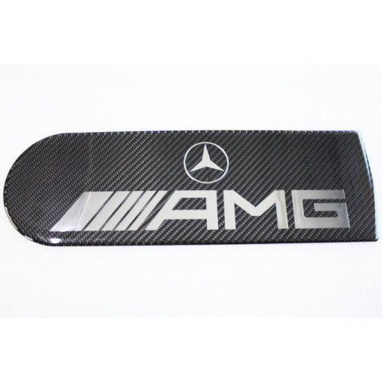 Автологотип шильдик емблема напис Mercedes AMG на G-Class W463 кришку запасного колеса під карбон