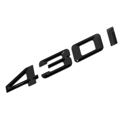 Автологотип шильдик эмблема надпись BMW 430i Black Shadow Edition