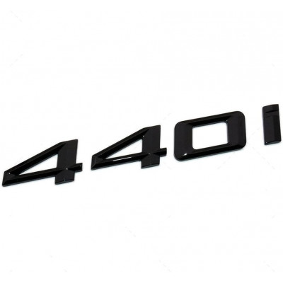 Автологотип шильдик эмблема надпись BMW 440i Black Shadow Edition