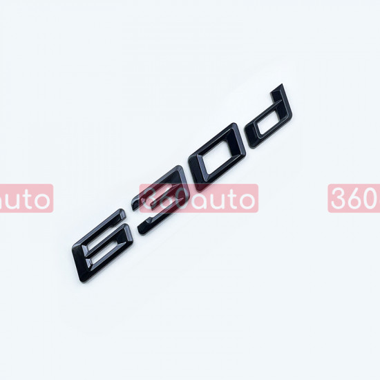 Автологотип шильдик эмблема надпись BMW 630d Black Shadow Edition