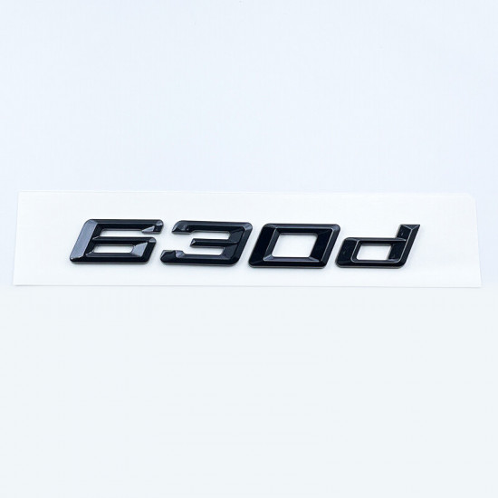 Автологотип шильдик емблема напис BMW 630d Black Shadow Edition