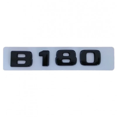 Автологотип шильдик емблема напис Mercedes B180 gloss black