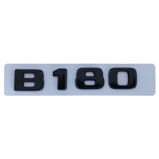 Автологотип шильдик емблема напис Mercedes B180 gloss black