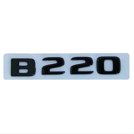Автологотип шильдик емблема напис Mercedes B220 gloss black