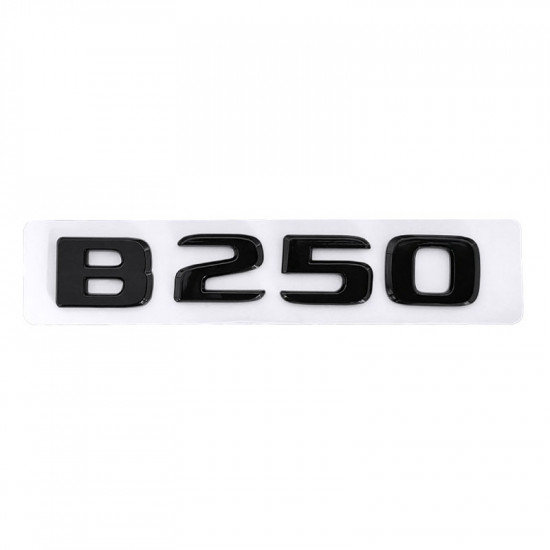 Автологотип шильдик емблема напис Mercedes B250 gloss black