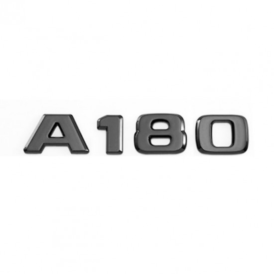 Автологотип шильдик эмблема надпись Mercedes A180 gloss black