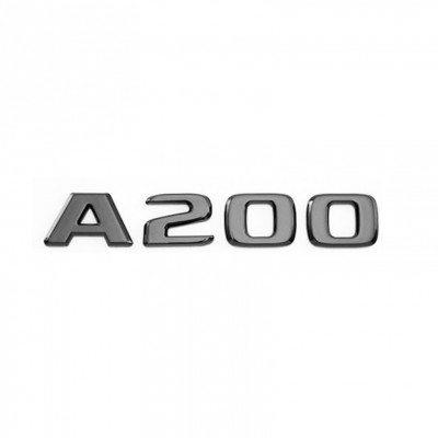 Автологотип шильдик эмблема надпись Mercedes A200 gloss black