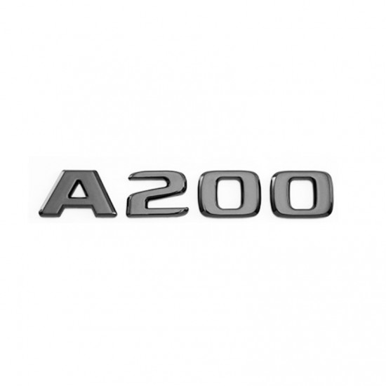 Автологотип шильдик емблема напис Mercedes A200 gloss black