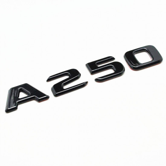 Автологотип шильдик емблема напис Mercedes A250 gloss black