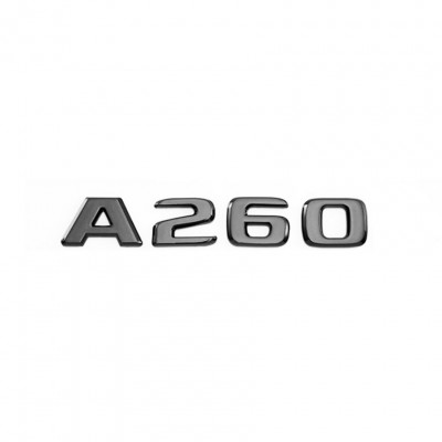 Автологотип шильдик эмблема надпись Mercedes A260 gloss black