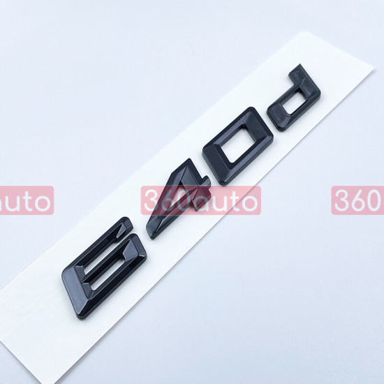 Автологотип шильдик эмблема надпись BMW 640d Black Shadow Edition