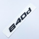 Автологотип шильдик эмблема надпись BMW 640d Black Shadow Edition