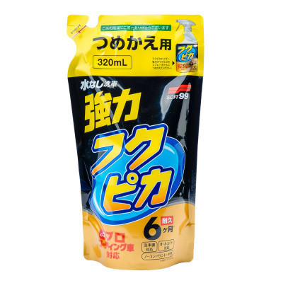 Очищающее защитное покрытие в пакете Soft99 Fukupika Spray Advance Strong Type Refill 320 мл