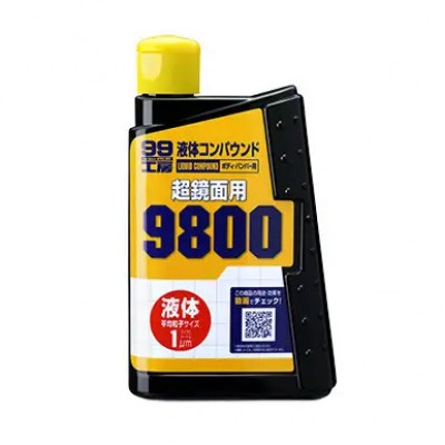 Абразивный состав Soft99 Super Liquid Compoud 9800 300 мл для ручной полировки