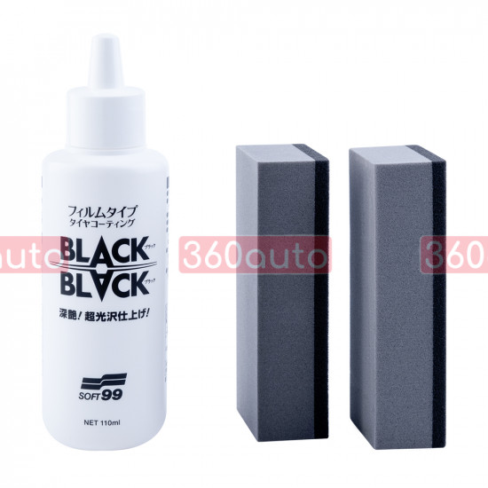 Долгосрочное покрытие для шин Soft99 Black Black 110 мл