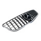 Решетка радиатора на Mercedes Vito W447 2014-2019 год GT Panamericana Chrome Black ( V2 )