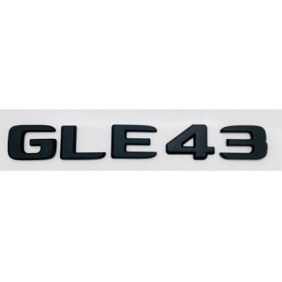 Автологотип шильдик емблема напис Mercedes GLE43 Matt black