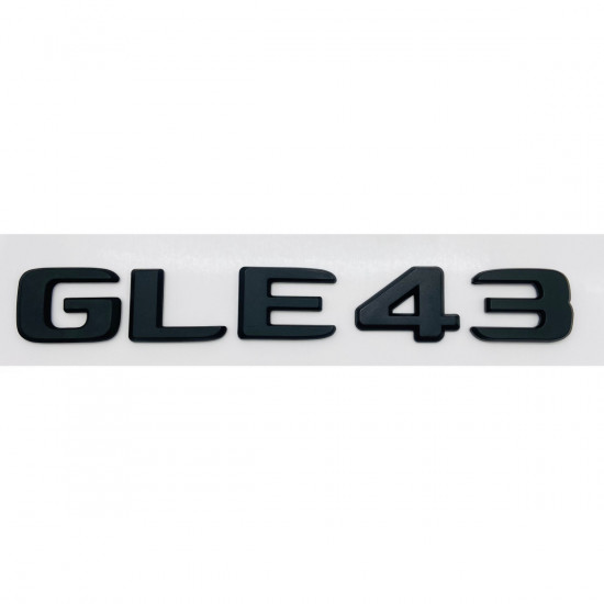 Автологотип шильдик емблема напис Mercedes GLE43 Matt black