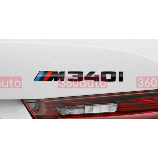 Автологотип шильдик эмблема надпись BMW M340i Black Shadow Edition