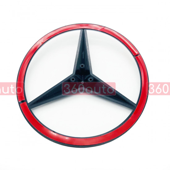 Задня емблема для Mercedes GLE w166 2015-2019 на кришку багажника black Matt A1668170016