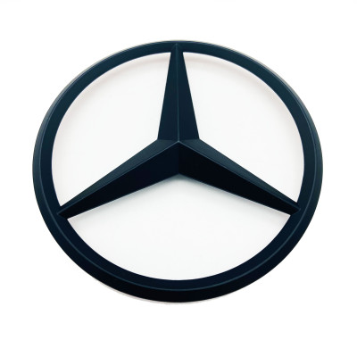 Автологотип шильдик емблема Mercedes GLE w166 2015-2019 на кришку багажника black Matt A1668170016