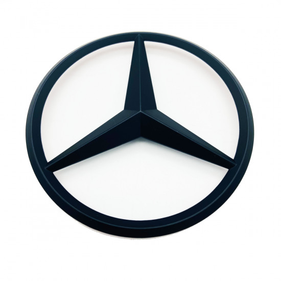 Задняя эмблема для Mercedes GLE w166 2015-2019 на кришку багажника black Matt A1668170016