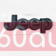 Автологотип шильдик емблема Jeep Grand Cherokee 5UY60DX8AA 185x62 чорний матовий на кришку багажника