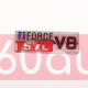 Автологотип шильдик эмблема надпись Toyota Tundra Sequoia iForce 5.7L V8