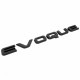 Автологотип емблема напис Range Rover Evoque Black матовий на кришку багажника