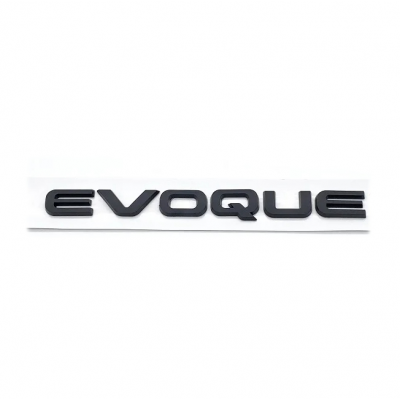 Автологотип логотип надпись Range Rover Evoque Black матовый на крышку багажника