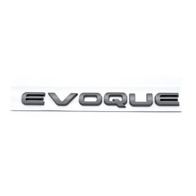 Автологотип логотип надпись Range Rover Evoque графит на крышку багажника