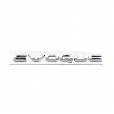 Автологотип логотип надпись Range Rover Evoque хром на крышку багажника